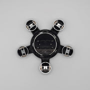 4er Set Audi Nabendeckel Schwarz 8R0 nabennerd24.de
