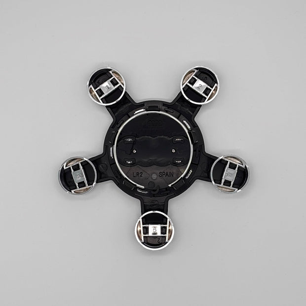 4er Set Audi Nabendeckel Schwarz 8R0 nabennerd24.de