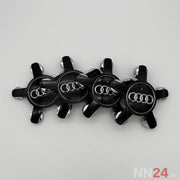 4er Set Audi Nabendeckel Schwarz 8R0 nabennerd24.de