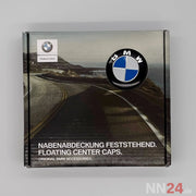 4er Set BMW Nabendeckel Feststehend Blau/Weiß nabennerd24.de