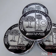 4er Set Mercedes-Benz AMG Nabendeckel Affalterbach Style 75mm nabennerd24.de