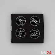 4er Set VW Dynamische Nabendeckel Schwarz 66mm nabennerd24.de
