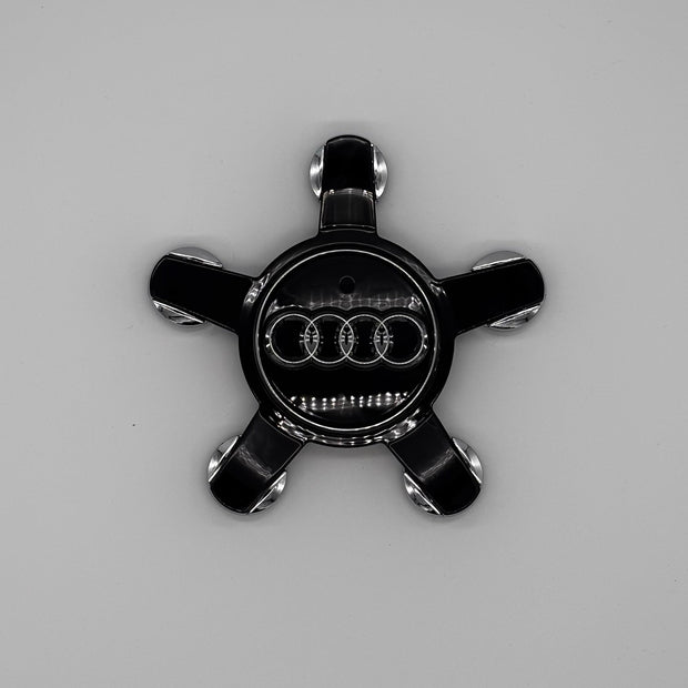 4er Set Audi Nabendeckel Schwarz 8R0 nabennerd24.de